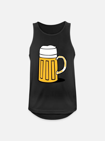bier - Men's Breathable Tank Top - black