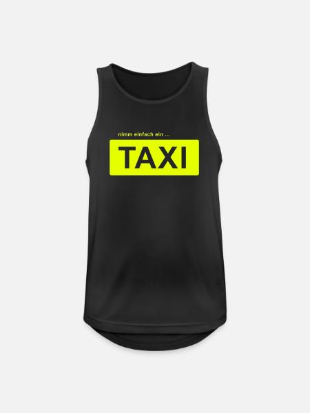nimm einfach ein taxi - Männer Tank Top atmungsaktiv - Schwarz