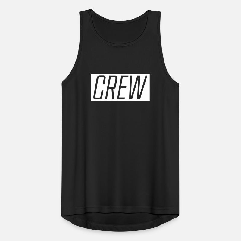 Crew Typography Bold Men's Breathable Tank Top