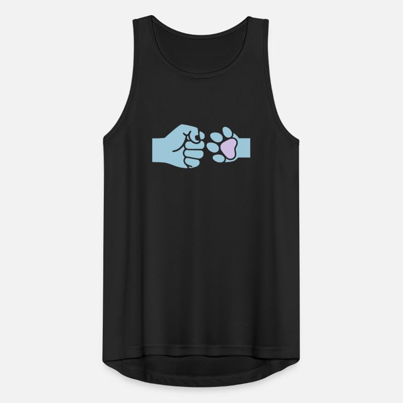 Fist Paw Check Team Men's Breathable Tank Top