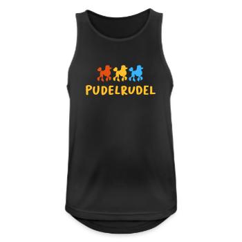 Poodle Pack Dog Bello Dog Owner Fan - Men's Breathable Tank Top - black - Front - Nick (188cm)
