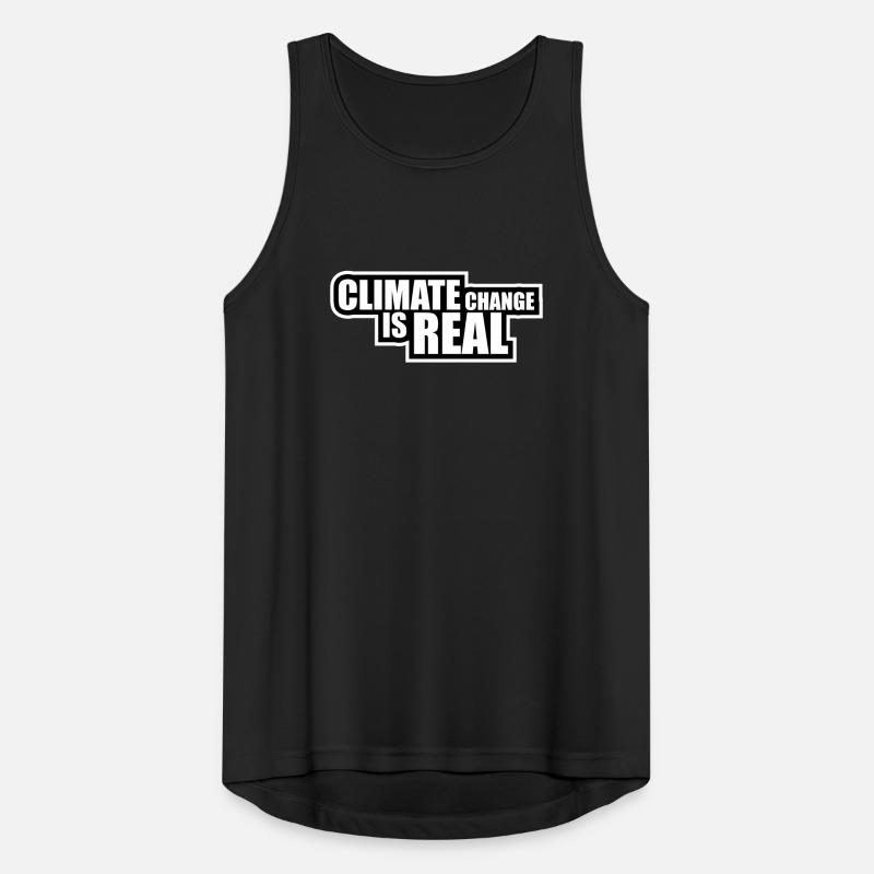 Climate Change Is Real Climate Change Science Men's Breathable Tank Top