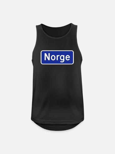 Norway - Men's Breathable Tank Top - black