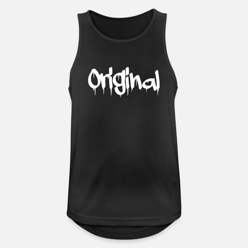 Original - Men's Breathable Tank Top - black