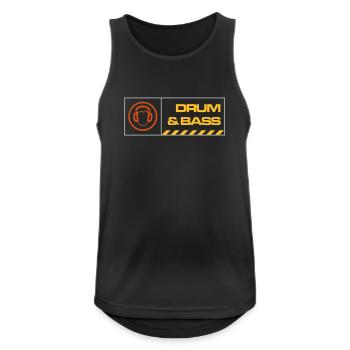 db warning - Men's Breathable Tank Top - black - Front - Nick (188cm)
