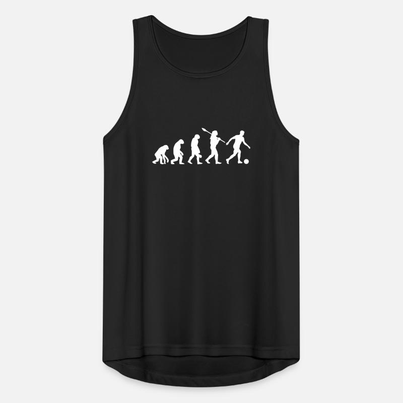 Fußball Evolution | Soccer Evolution Männer Tank Top atmungsaktiv