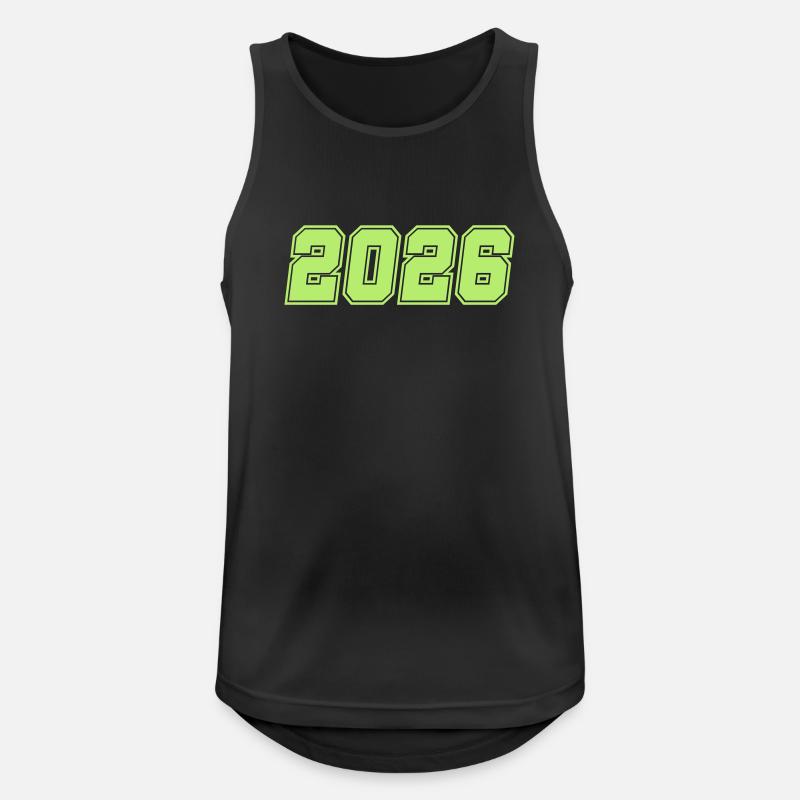 2026-- - Men's Breathable Tank Top - black