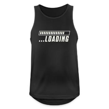 Loading Bar Loading Progress - Men's Breathable Tank Top - black - Front - Nick (188cm)