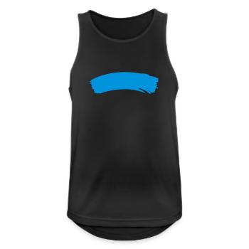 shape - Männer Tank Top atmungsaktiv - Schwarz - Vorne - Nick (188cm)