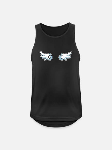 Angel wings - Men's Breathable Tank Top - black