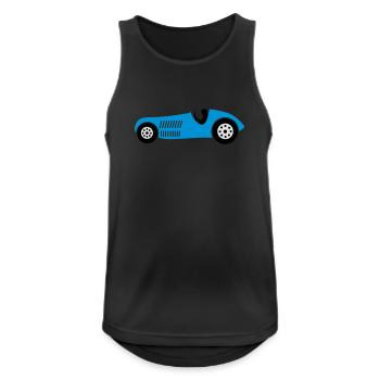 race car - Men's Breathable Tank Top - black - Front - Nick (188cm)