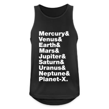 Solar System - Men's Breathable Tank Top - black - Front - Nick (188cm)