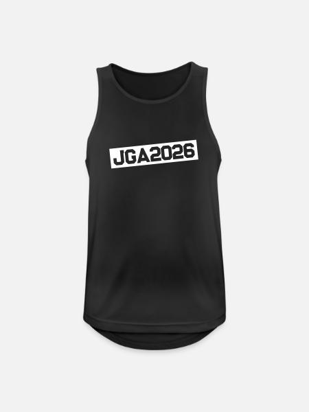 JGA 2026 - Men's Breathable Tank Top - black