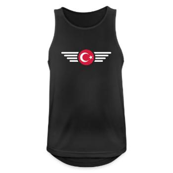 Turkey Ankara Türkiye Istanbul T Shirt Design - Men's Breathable Tank Top - black - Front - Nick (188cm)