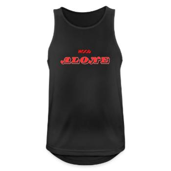 Alone - Men's Breathable Tank Top - black - Front - Nick (188cm)