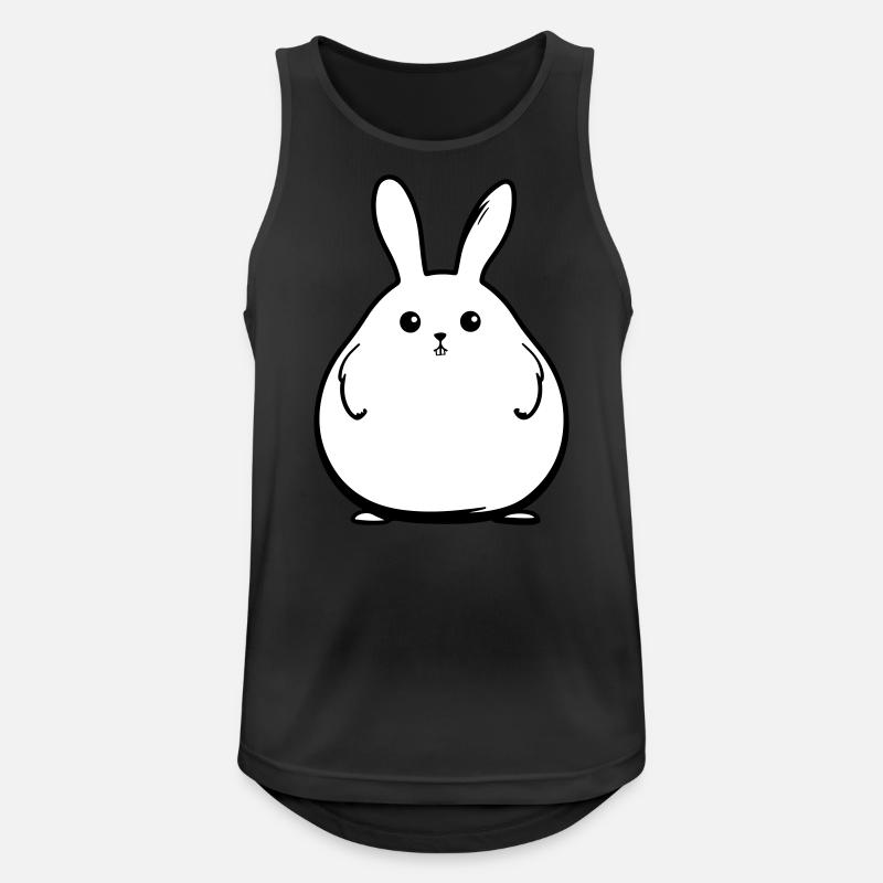 Bunny Funny Easter - Men's Breathable Tank Top - black