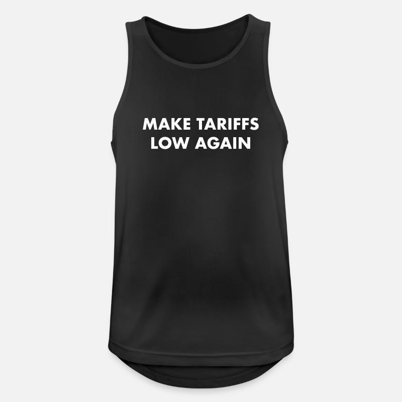 Make Tariffs Low Again - Men's Breathable Tank Top - black