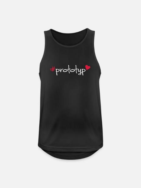 #prototyp - Débardeur respirant Homme - noir