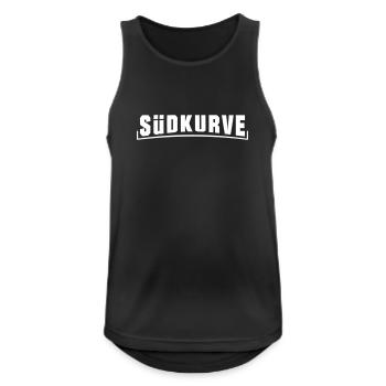 Südkurve Ultras - Männer Tank Top atmungsaktiv - Schwarz - Vorne - Nick (188cm)