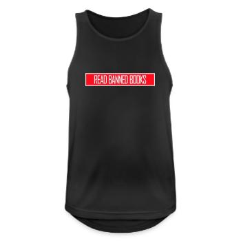 Read Banned Books Verbotene Bücher Lesen Freiheit - Men's Breathable Tank Top - black - Front - Nick (188cm)