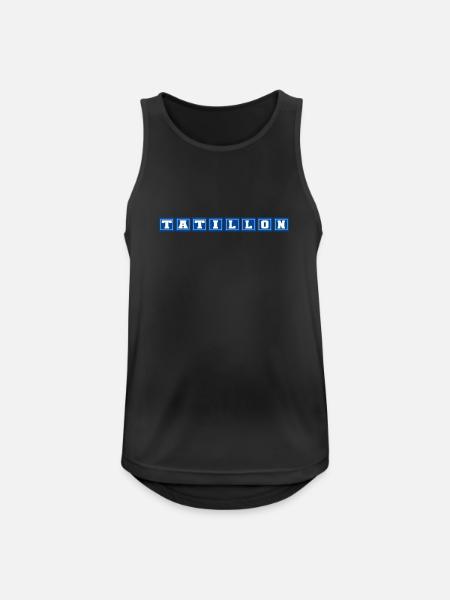 Wählerisch - Männer Tank Top atmungsaktiv - Schwarz