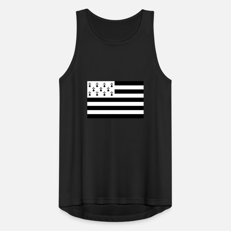Drapeau Bretagne Débardeur respirant Homme
