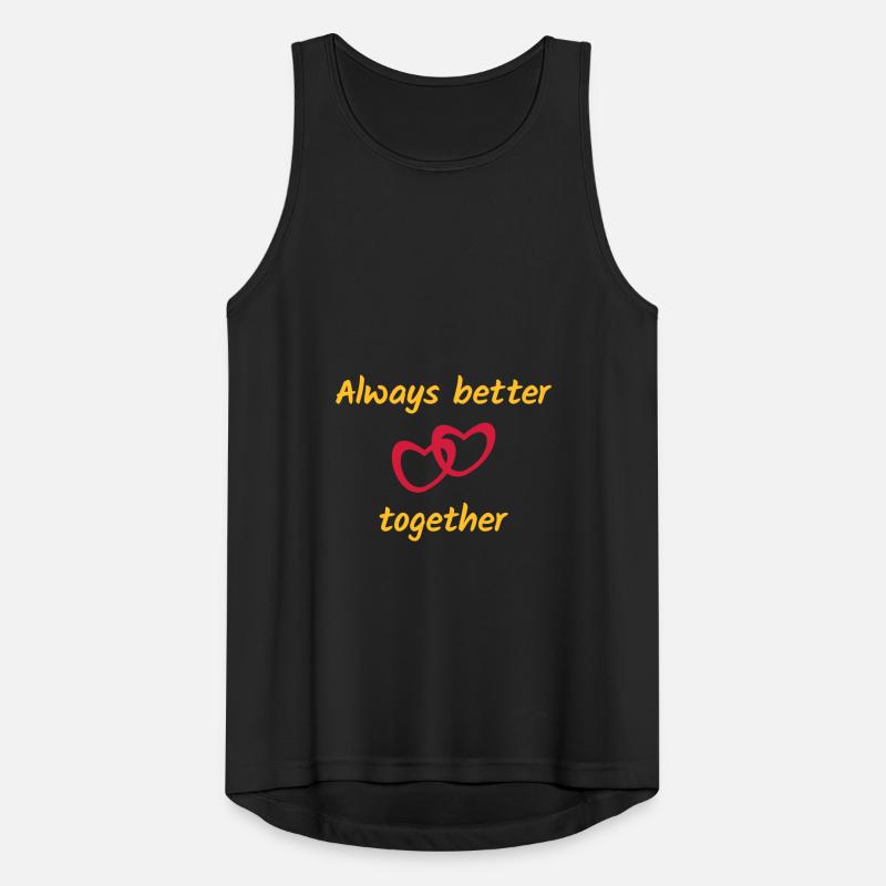 ★ Design colors can be changed ★ Always better together Men's Breathable Tank Top