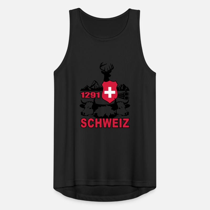 Schweiz 1291 Männer Tank Top atmungsaktiv