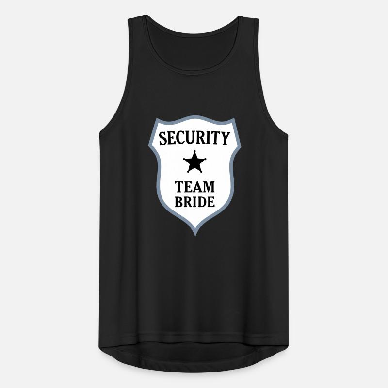 Security Team Bride. * Hen night bachelorette Men's Breathable Tank Top