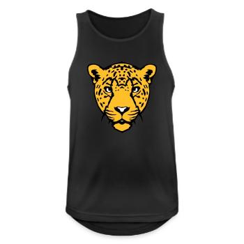 cheetah wild animal 18 - Men's Breathable Tank Top - black - Front - Nick (188cm)