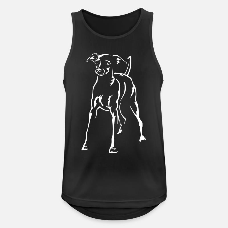 Dwarf Pinscher "Black Edition" - Men's Breathable Tank Top - black