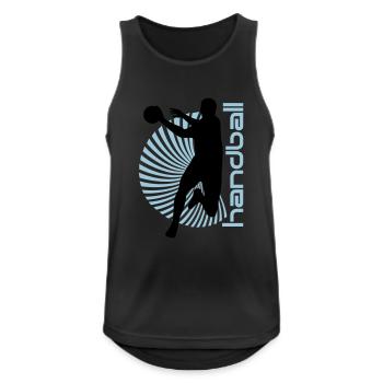 Spiral Handballer - Débardeur respirant Homme - noir - Devant - Nick (188cm)