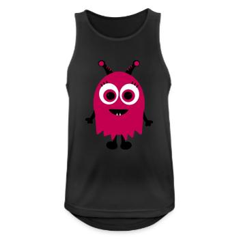 Monster - Männer Tank Top atmungsaktiv - Schwarz - Vorne - Nick (188cm)