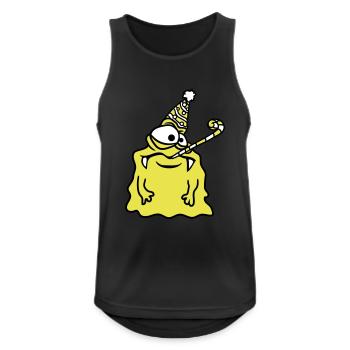geburtstag alleine einsam traurig keine geschenke - Männer Tank Top atmungsaktiv - Schwarz - Vorne - Nick (188cm)