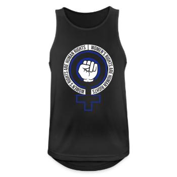 womens rights feminist quote - Men's Breathable Tank Top - black - Front - Nick (188cm)