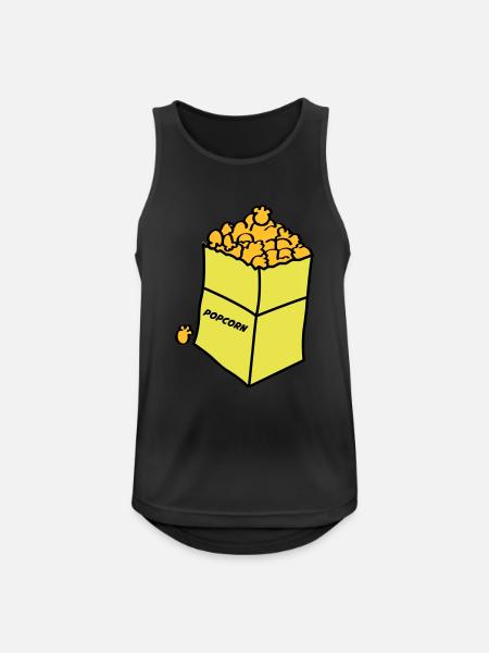Popcorn 02 - Men's Breathable Tank Top - black