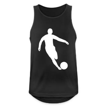 Footballeurs - Débardeur respirant Homme - noir - Devant - Nick (188cm)