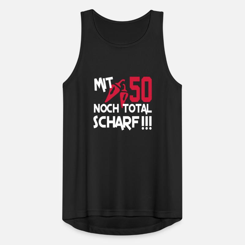 total_scharf_50 Männer Tank Top atmungsaktiv