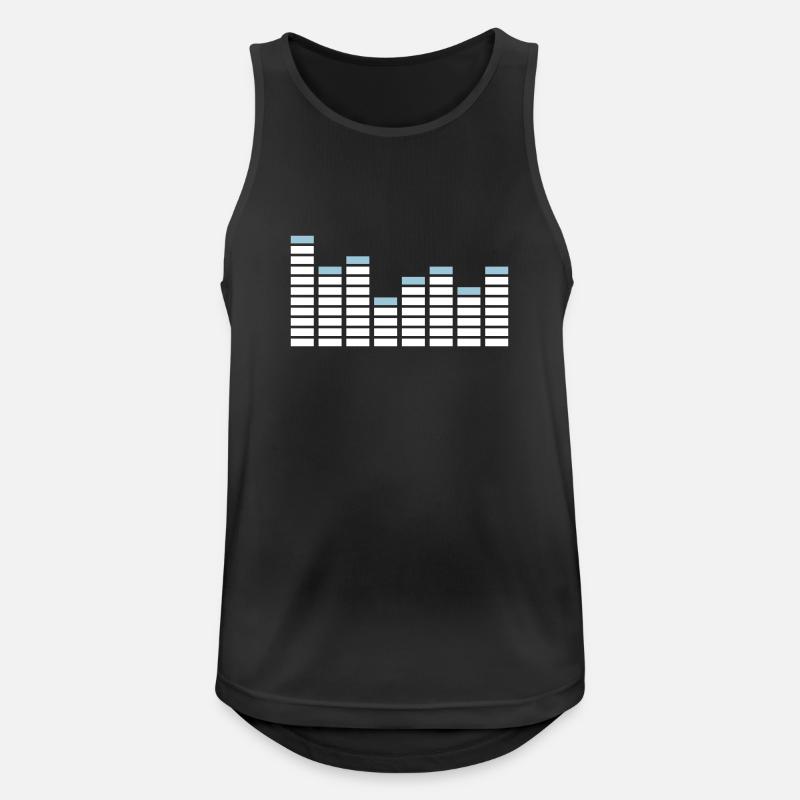 Equalizer / equaliser - Men's Breathable Tank Top - black