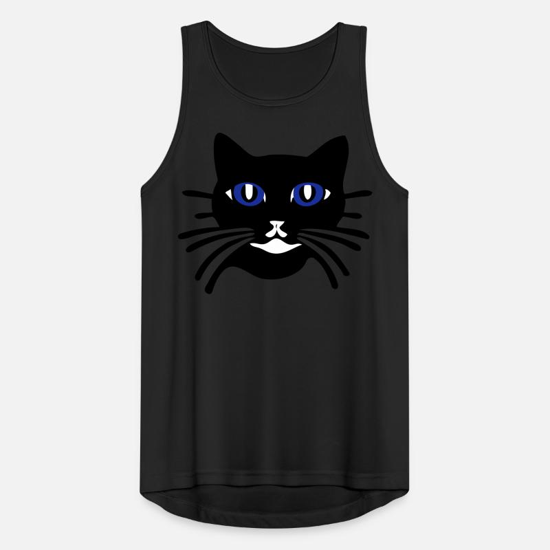 Cat cartoon (Colors customizable) Men's Breathable Tank Top