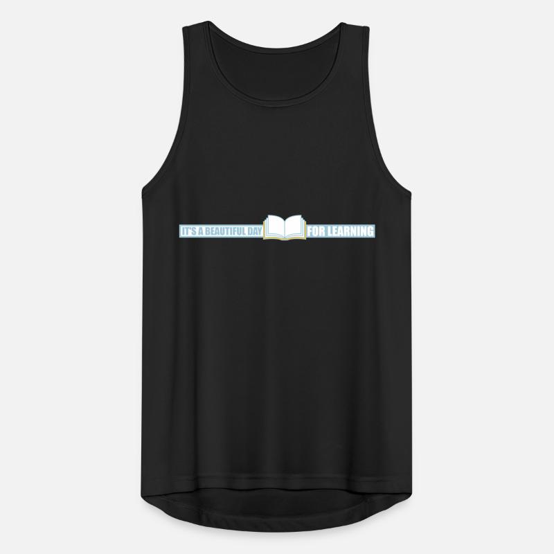 beautiful day for learning Männer Tank Top atmungsaktiv