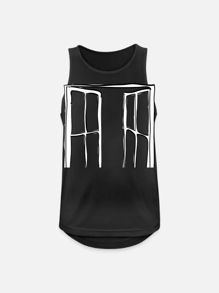 Window - Men's Breathable Tank Top - black