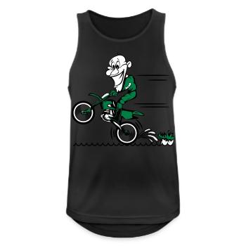 Moto plaisir de l'eau - Débardeur respirant Homme - noir - Devant - Nick (188cm)