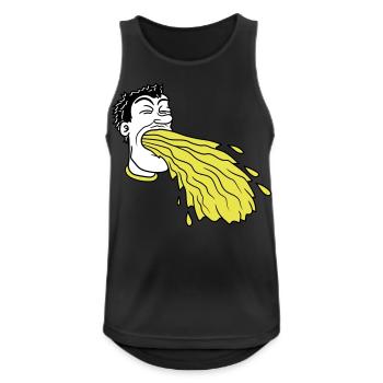 vomit vomit sick sick vomit ek - Men's Breathable Tank Top - black - Front - Nick (188cm)