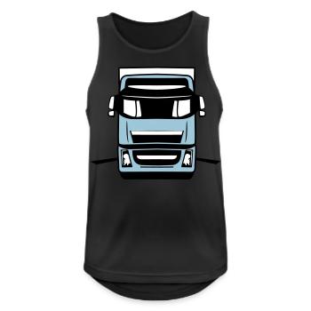 Cool de camion camion - Débardeur respirant Homme - noir - Devant - Nick (188cm)
