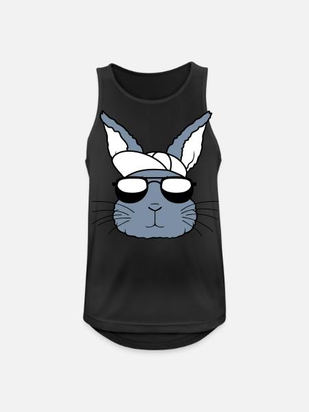 Capy Sunglasses Rabbit Cool - Men's Breathable Tank Top - black