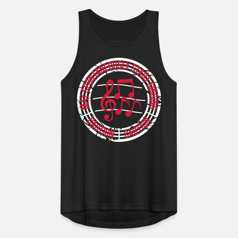 may spontaneously start singing Männer Tank Top atmungsaktiv