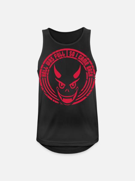 hell was full Quote - Men's Breathable Tank Top - black