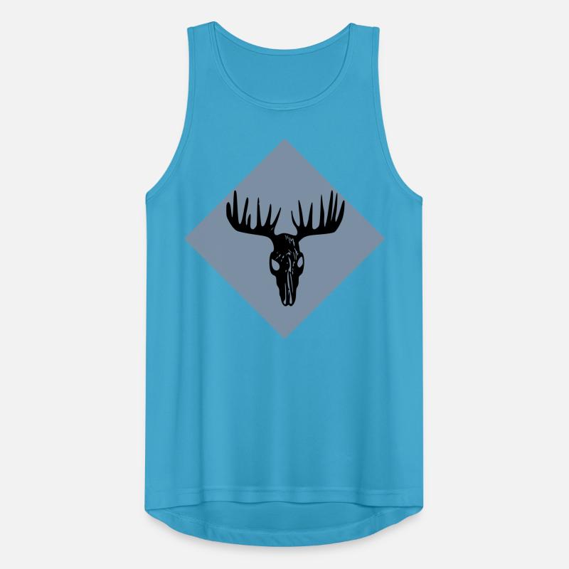 Moose Skull Men's Breathable Tank Top