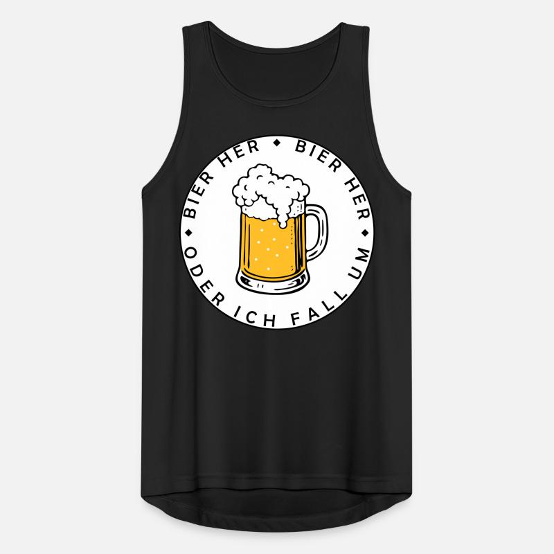 Bienen hier - Oder ich fall um! Männer Tank Top atmungsaktiv